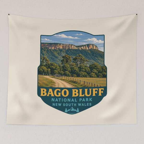 Item preview, Bago Bluff National Park Australia Scenic Nature Hiking Travel Design designed and sold by Gideon Emmerich.