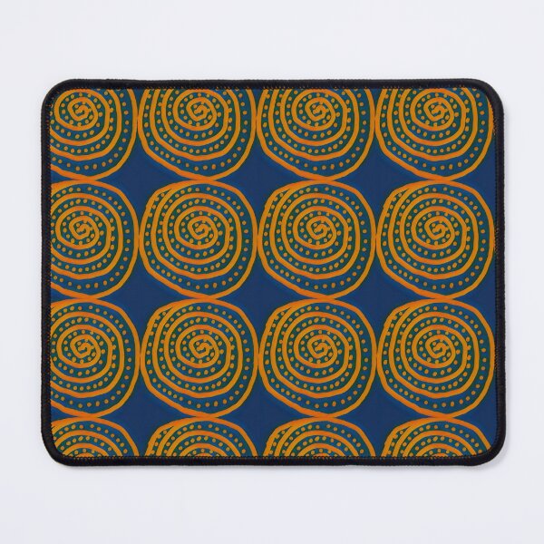 Item preview, Orange spirals and dots design designed and sold by Fayes4Art.