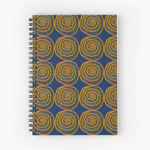 Item preview, Orange spirals and dots design designed and sold by Fayes4Art.