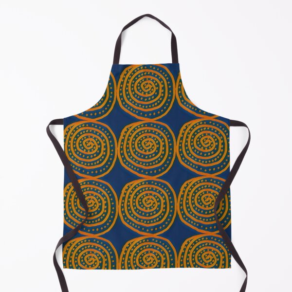Item preview, Orange spirals and dots design designed and sold by Fayes4Art.