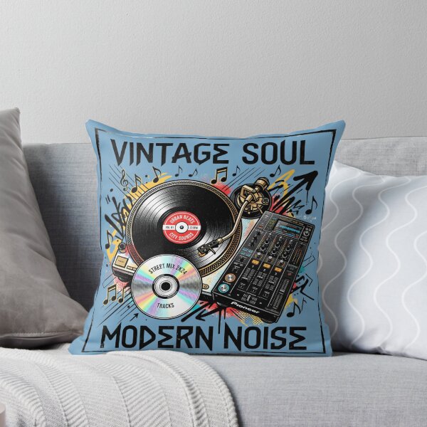 Item preview, Vintage Soul Modern Noise – Retro DJ & Turntable Art designed and sold by digitalbob60.