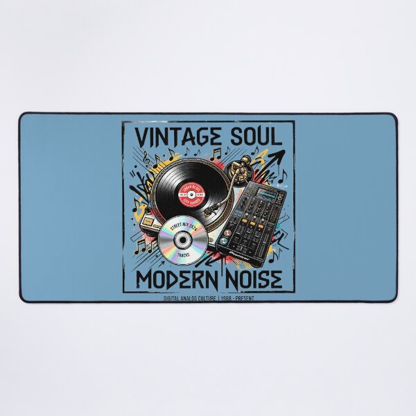 Item preview, Vintage Soul Modern Noise – Retro DJ & Turntable Art designed and sold by digitalbob60.