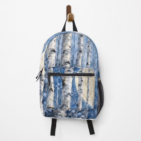 Item preview, moonlit birch tree poster designed and sold by alexrow.