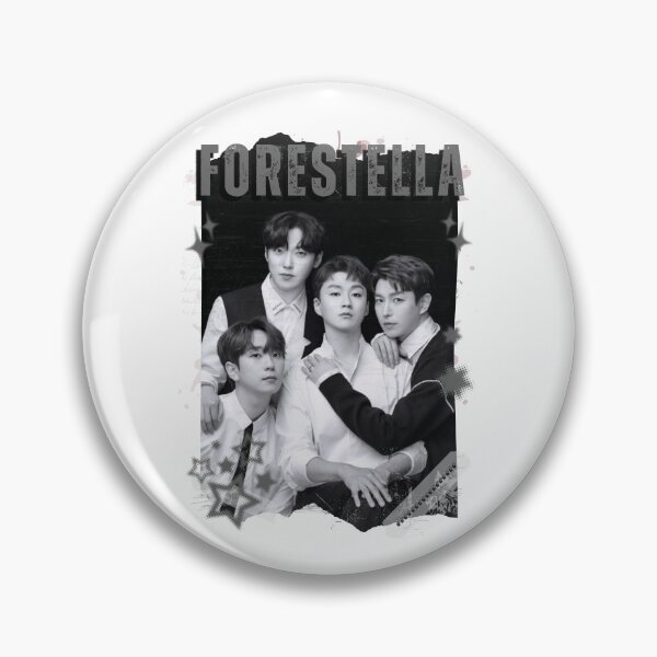 Item preview, Forestella Global Vocal KPOP Boy Group Black and White Collage Digital Art Portrait designed and sold by AJUNICE STUDIO.