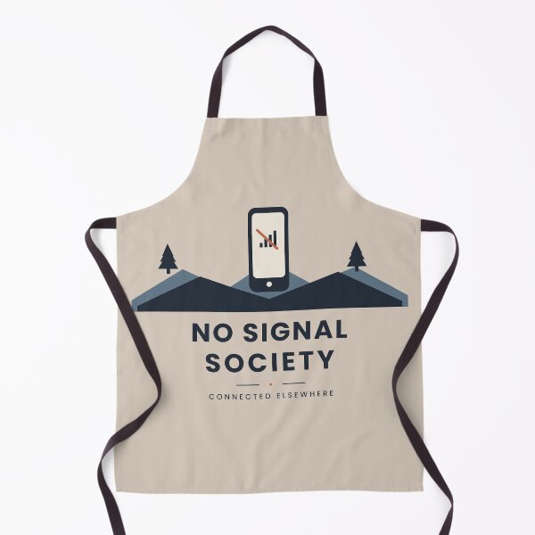 Item preview, No Signal Society Outdoor Adventure Club designed and sold by Lizavelle.