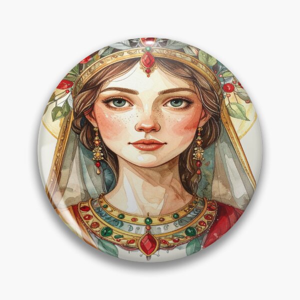 Item preview, St. Munditia – Patron Saint of Women and Single Mothers designed and sold by LiskoDesign.