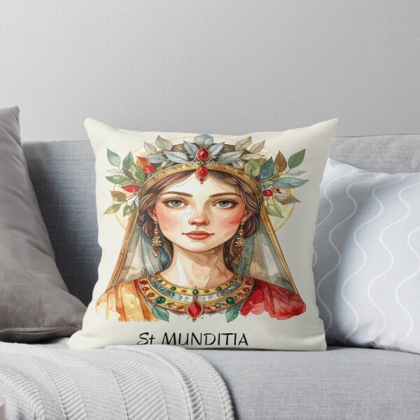 Item preview, St. Munditia – Patron Saint of Women and Single Mothers designed and sold by LiskoDesign.