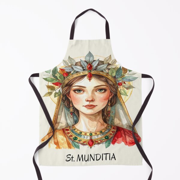 Item preview, St. Munditia – Patron Saint of Women and Single Mothers designed and sold by LiskoDesign.