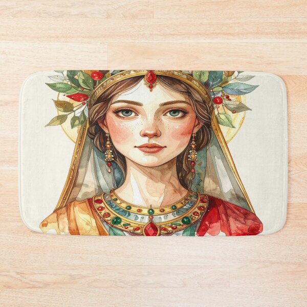 Item preview, St. Munditia – Patron Saint of Women and Single Mothers designed and sold by LiskoDesign.
