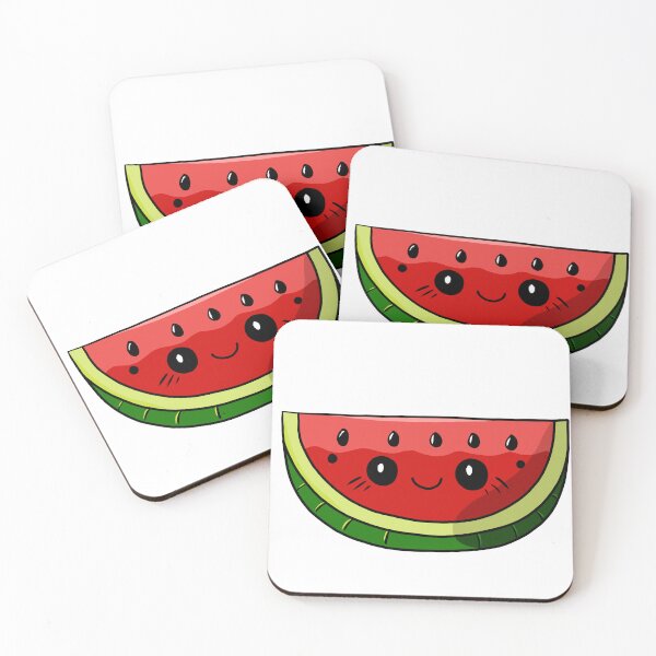 Item preview, Cute Watermelon Character Illustration designed and sold by Phyllya Design.