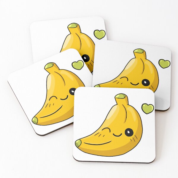 Item preview, Cute Banana Character Illustration designed and sold by Phyllya Design.
