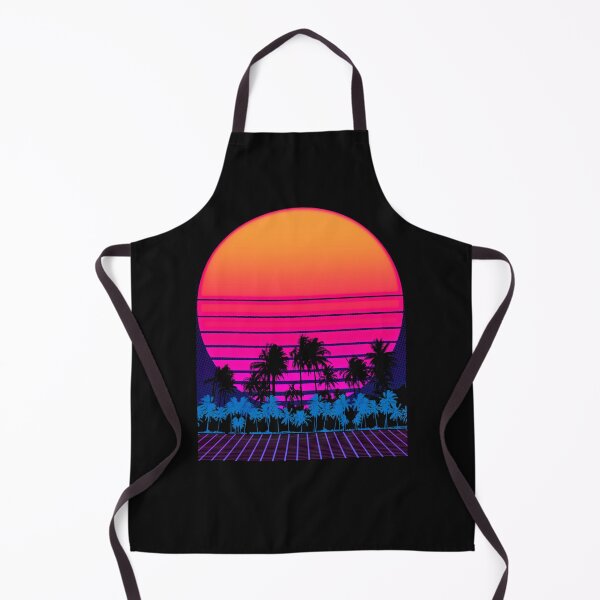 Item preview, 80S Vaporwave Retro Palm Trees Sunset designed and sold by saberiaker.