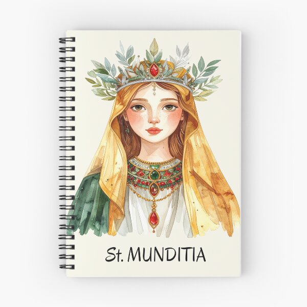 Item preview, Saint Munditia – Patron saint of women and single mothers designed and sold by LiskoDesign.