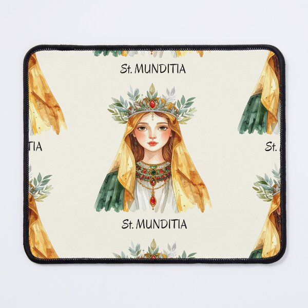 Item preview, Saint Munditia – Patron saint of women and single mothers designed and sold by LiskoDesign.
