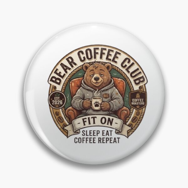Item preview, ? BEAR COFFEE CLUB Funny Smart Animal Shirt designed and sold by Fit On.