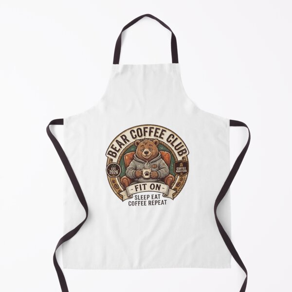 Item preview, ? BEAR COFFEE CLUB Funny Smart Animal Shirt designed and sold by Fit On.