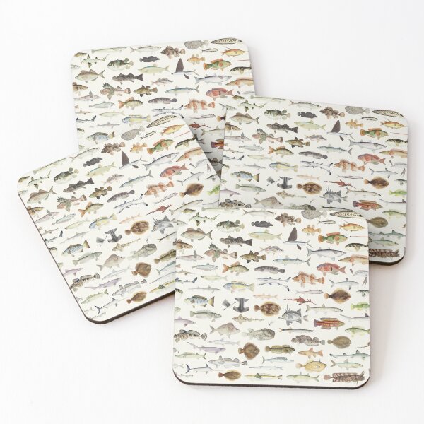 Item preview, Fish Species - Vintage Retro Southern Pacific Rustic designed and sold by Divine Ease.