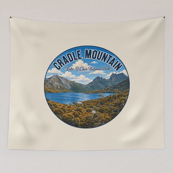 Item preview, Cradle Mountain National Park Tasmania Australia Hiking Nature Travel Design designed and sold by Gideon Emmerich.