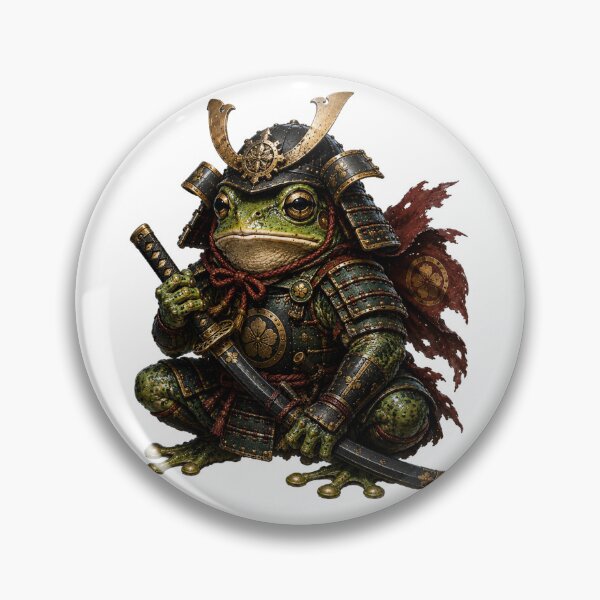 Item preview, Samurai Frog designed and sold by VerdePegajoso.