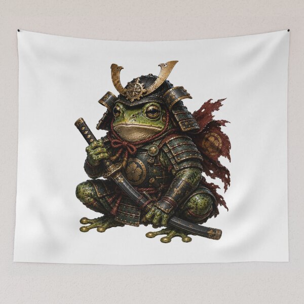 Item preview, Samurai Frog designed and sold by VerdePegajoso.