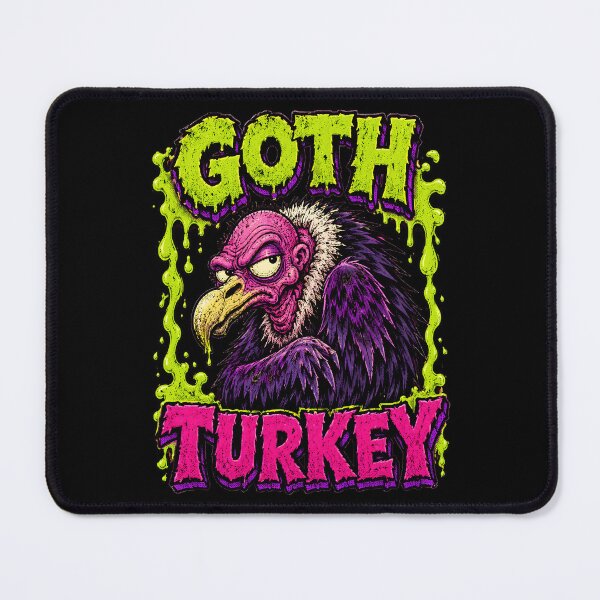 Item preview, Goth Turkey Brooding Neon Vulture designed and sold by Victor Shadehorn.