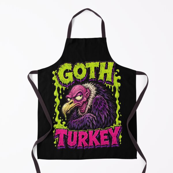 Item preview, Goth Turkey Brooding Neon Vulture designed and sold by Victor Shadehorn.
