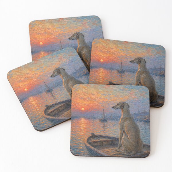 Item preview, Slugi Dog | Impressionist Fine Art designed and sold by Petsthetic.