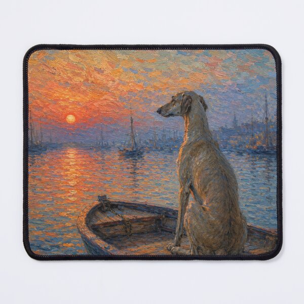 Item preview, Slugi Dog | Impressionist Fine Art designed and sold by Petsthetic.