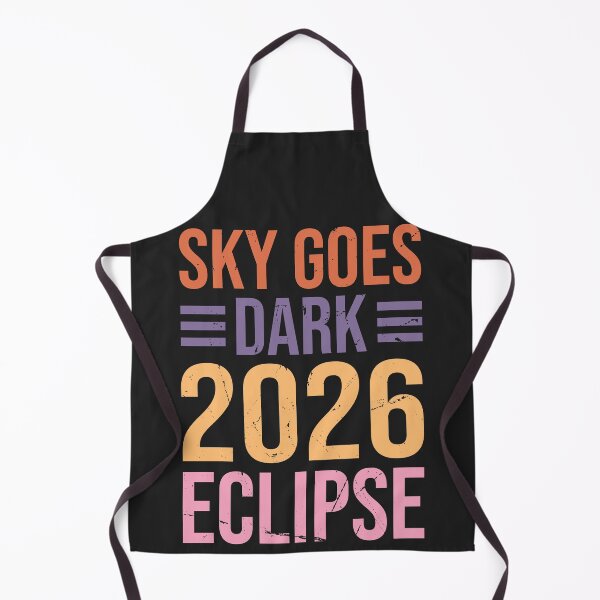 Item preview, Retro Sky Goes Dark Solar Eclipse 2026 designed and sold by legendaryskins.