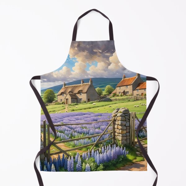 Item preview, Landscape, Houses and a Stone Fence designed and sold by Nira Dabush.