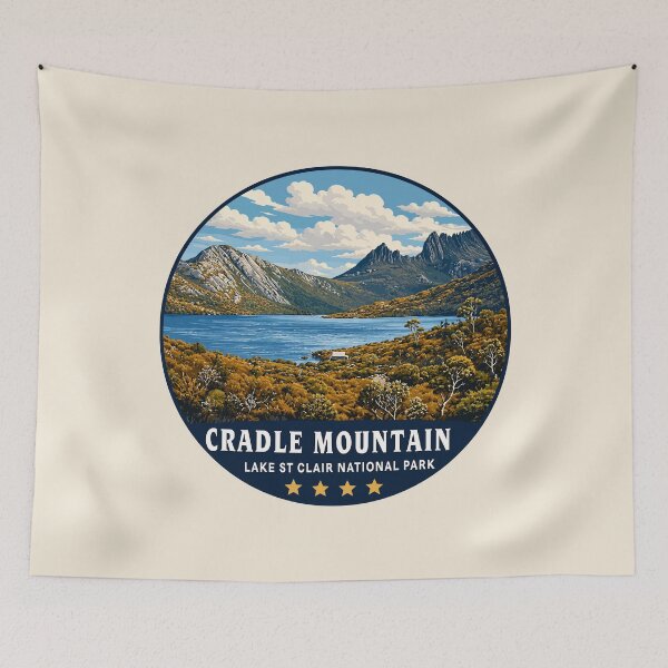 Item preview, Cradle Mountain National Park Tasmania Australia Hiking Nature Travel Design designed and sold by Gideon Emmerich.