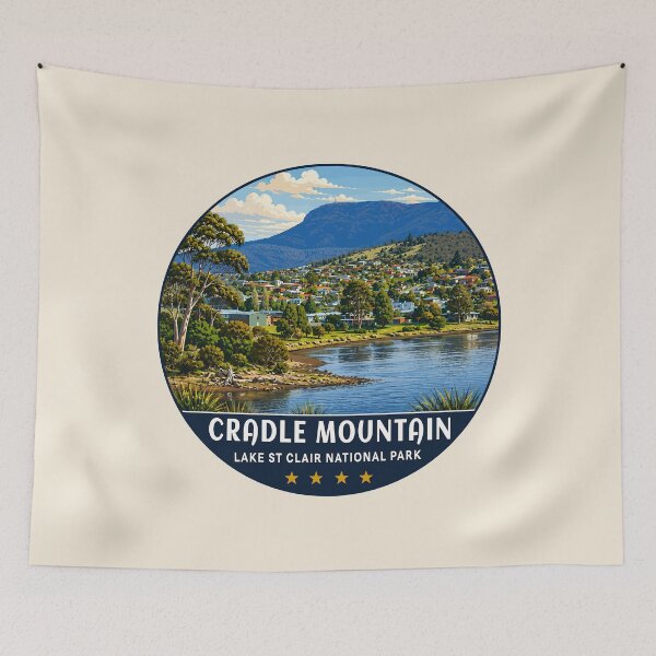 Item preview, Cradle Mountain National Park Tasmania Australia Hiking Nature Travel Design designed and sold by Gideon Emmerich.