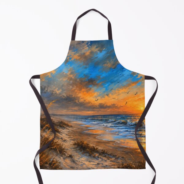 Item preview, Sunset Ocean Beach Coastal Landscape designed and sold by Joey Santiago.