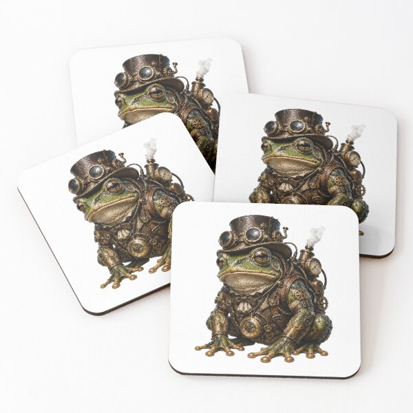 Item preview, Steampunk Frog designed and sold by VerdePegajoso.