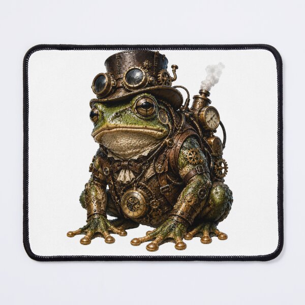 Item preview, Steampunk Frog designed and sold by VerdePegajoso.