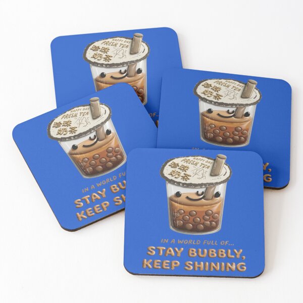 Item preview, Stay Bubbly Keep Shining Cute Bubble Tea Motivation Design designed and sold by My-Hoodies.