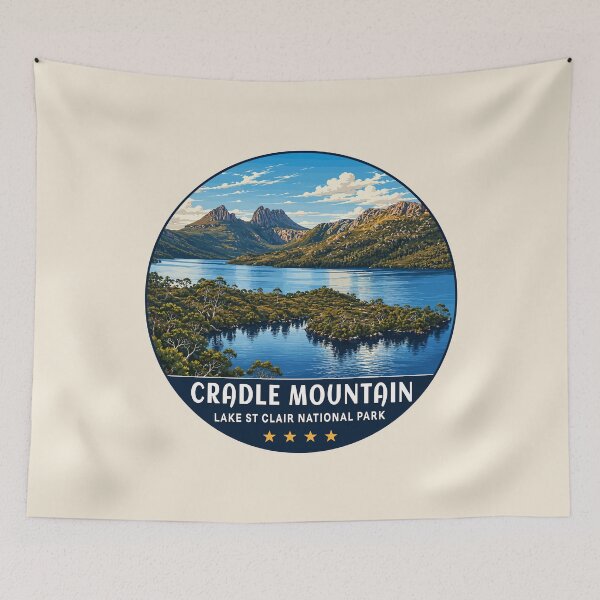 Item preview, Cradle Mountain National Park Tasmania Australia Hiking Nature Travel Design designed and sold by Gideon Emmerich.