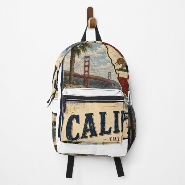 Item preview, California Vintage Travel Poster | The Golden State designed and sold by SlanPOD.