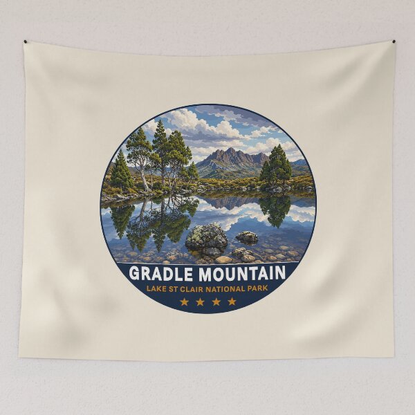 Item preview, Copy of Cradle Mountain National Park Tasmania Australia Hiking Nature Travel Design designed and sold by Gideon Emmerich.