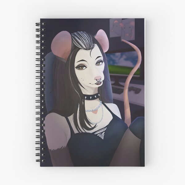 Item preview, Midnight Mouse Girl Gothic Portrait designed and sold by PeaceTypo.