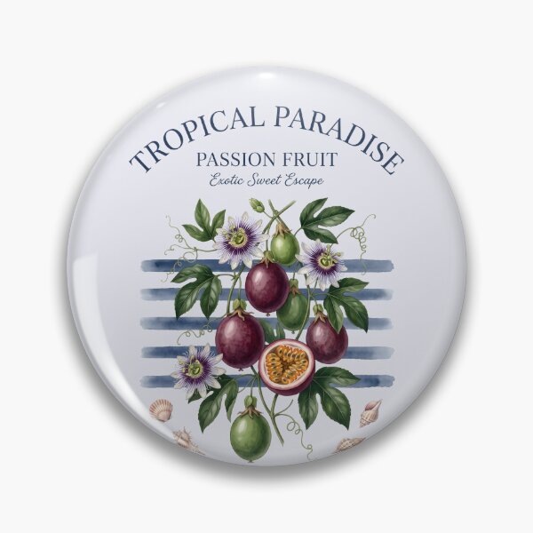 Item preview, Tropical Paradise – Passion Fruit Tropical Design designed and sold by Sea Gem.