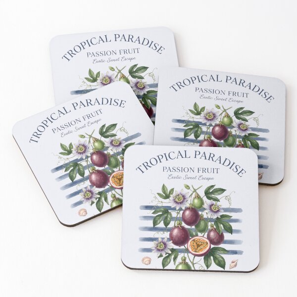 Item preview, Tropical Paradise – Passion Fruit Tropical Design designed and sold by Sea Gem.