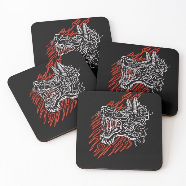 Item preview, Fire wolf designed and sold by aciddesigning.