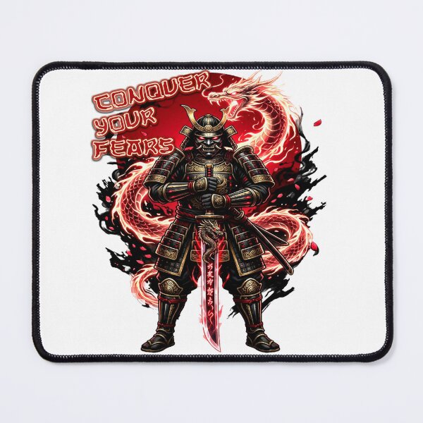 Item preview, Conquer Your Fears Samurai Dragon Warrior designed and sold by Elite-Store66.