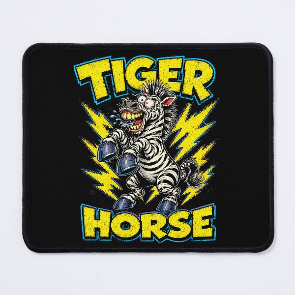 Item preview, Tiger Horse Chaotic Zebra Rampage designed and sold by Victor Shadehorn.