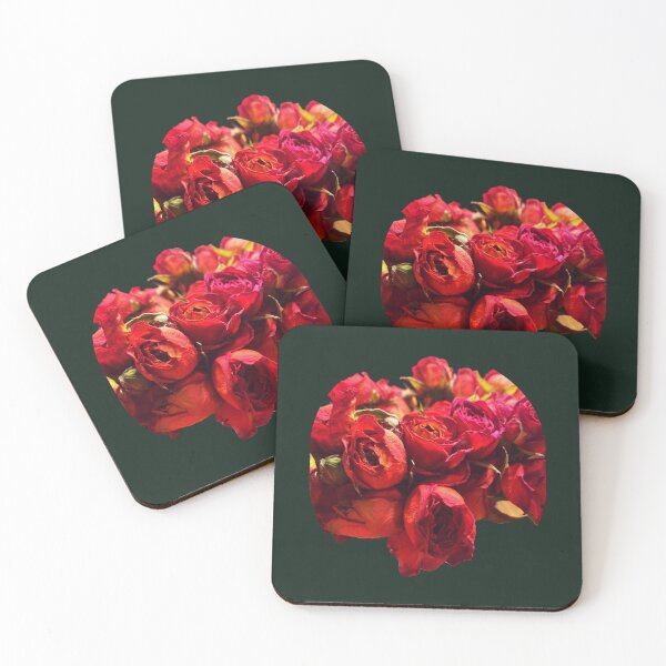 Item preview, Moody Dried Red Rose Bouquet Botanical Cutout designed and sold by BalkanBloom.