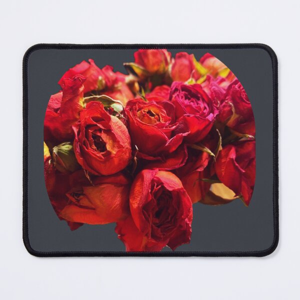 Item preview, Moody Dried Red Rose Bouquet Botanical Cutout designed and sold by BalkanBloom.