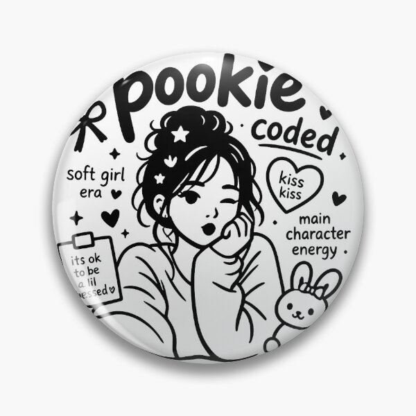 Item preview, Pookie Coded Soft Girl Main Character Energy Minimalist designed and sold by Autumnn01.