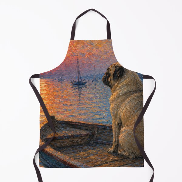 Item preview, Pug Dog | Impressionist Fine Art designed and sold by Petsthetic.