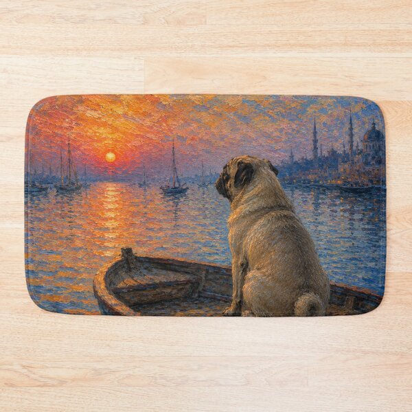 Item preview, Pug Dog | Impressionist Fine Art designed and sold by Petsthetic.